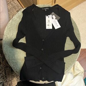 Dynamite sheer knit top